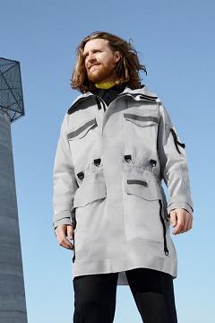 Chamarras Canada Goose Hombre México - Resolute Chubasquero Grises FY9671053